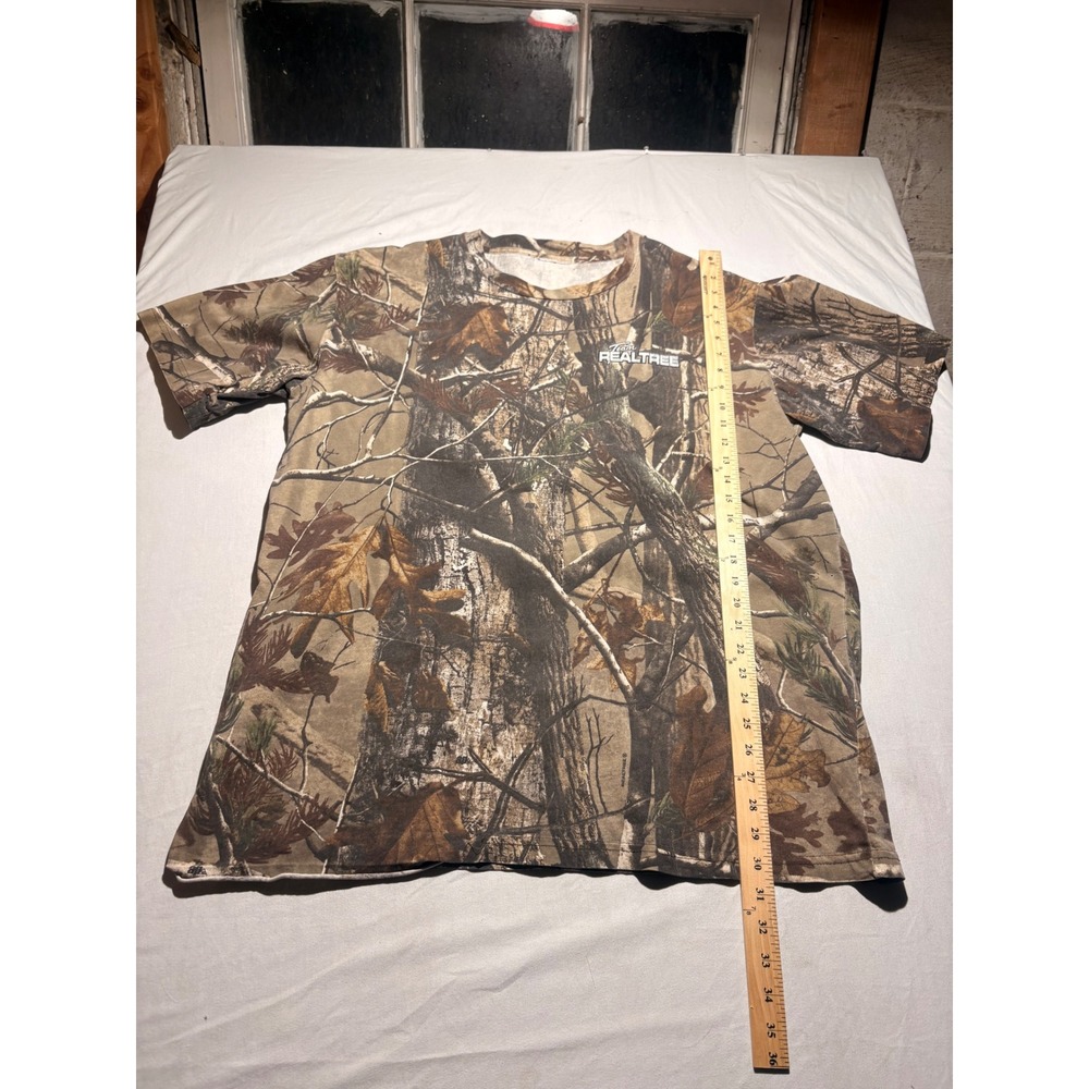 Team Realtree Jimmie Johnson 48 Camo T-Shirt Mens XL NASCAR Hunting Tee